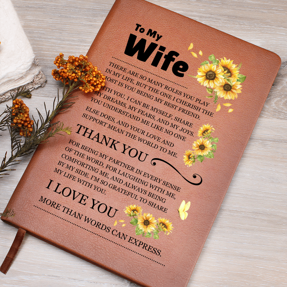 Graphic Journal - To My Wife "Thank You"