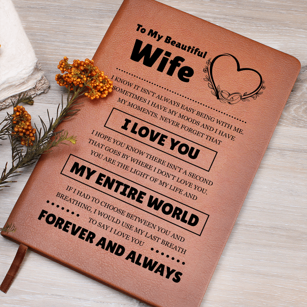 Graphic Journal - To My Beautiful Wife "I Love You"