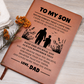Graphic Journal - To My Son "Never Forget That I Love You"