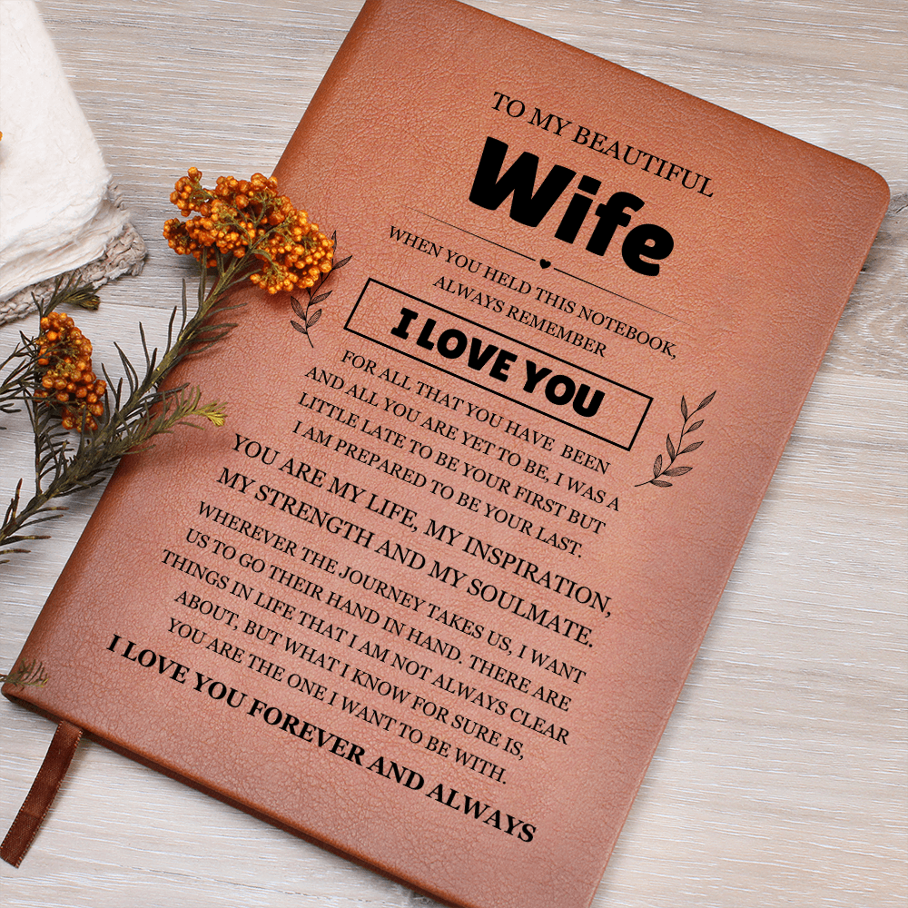 Graphic Journal - To My Beautiful Wife "I Love You"