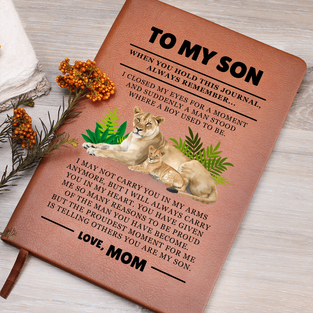 Graphic Journal - To My Son "Always Remember"