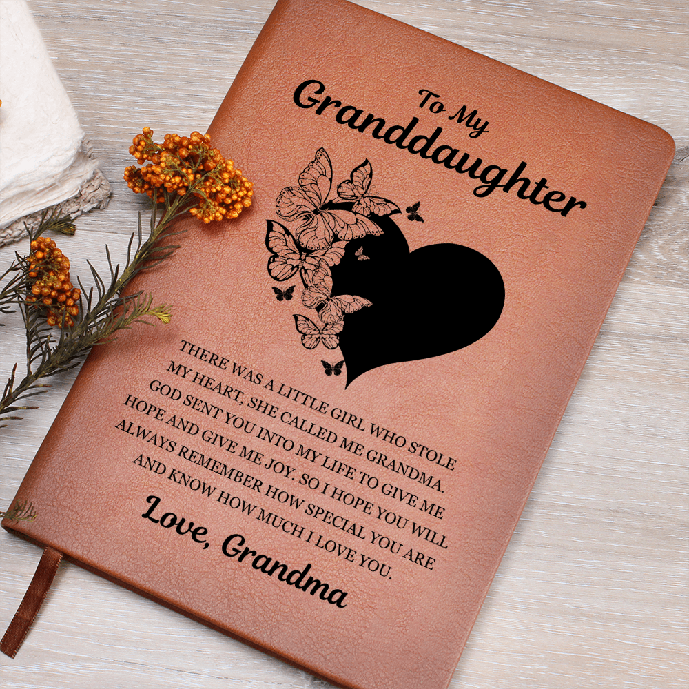 Graphic Journal - To My Granddaughter "God Sent You Into My Life"