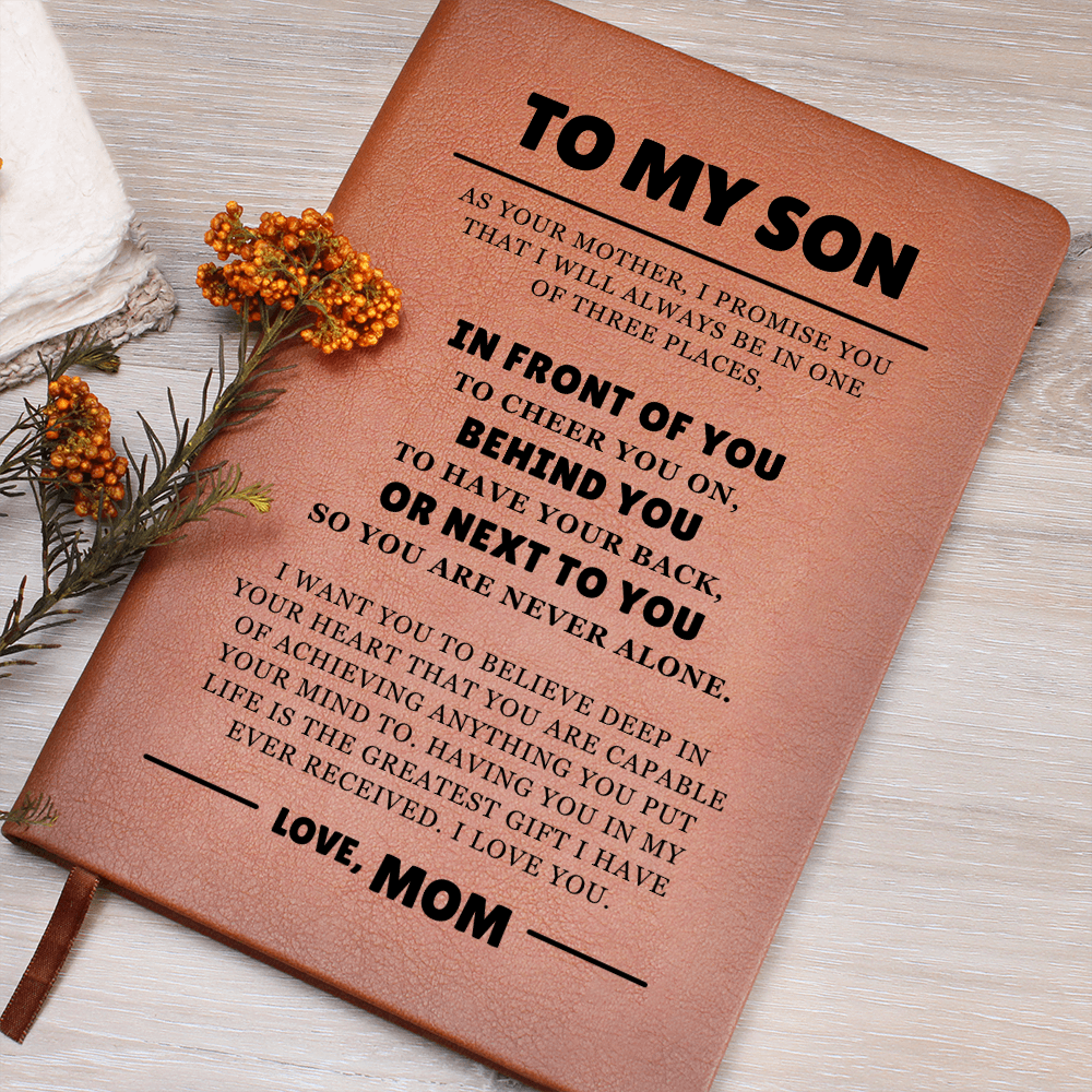 Graphic Journal - To My Son "You Are Never Alone"