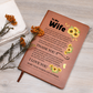 Graphic Journal - To My Wife "Thank You"
