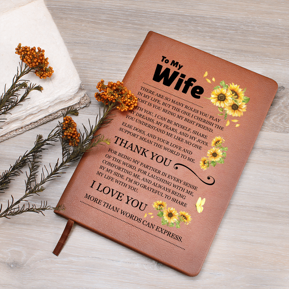 Graphic Journal - To My Wife "Thank You"