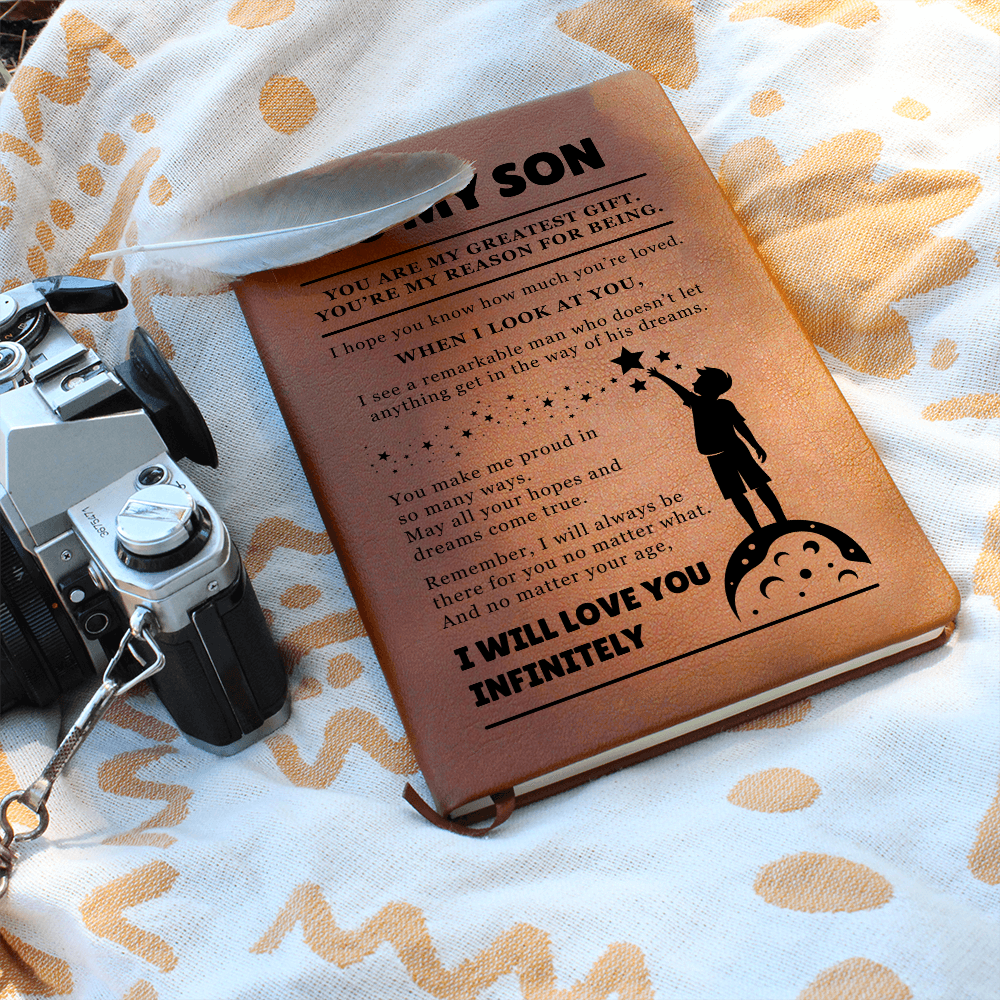 Graphic Journal - To My Son "You Are My Greatest Gift"
