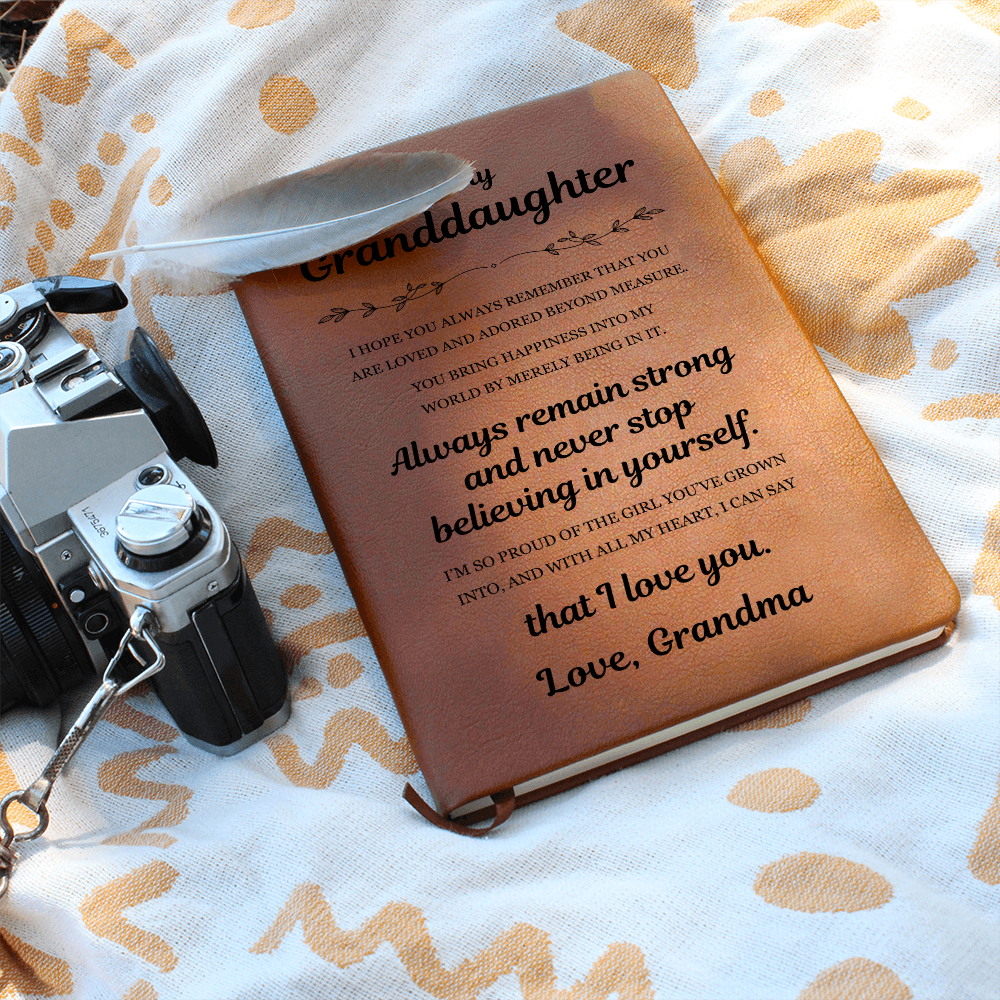 Graphic Journal - To My Granddaughter "Always Remain Strong"