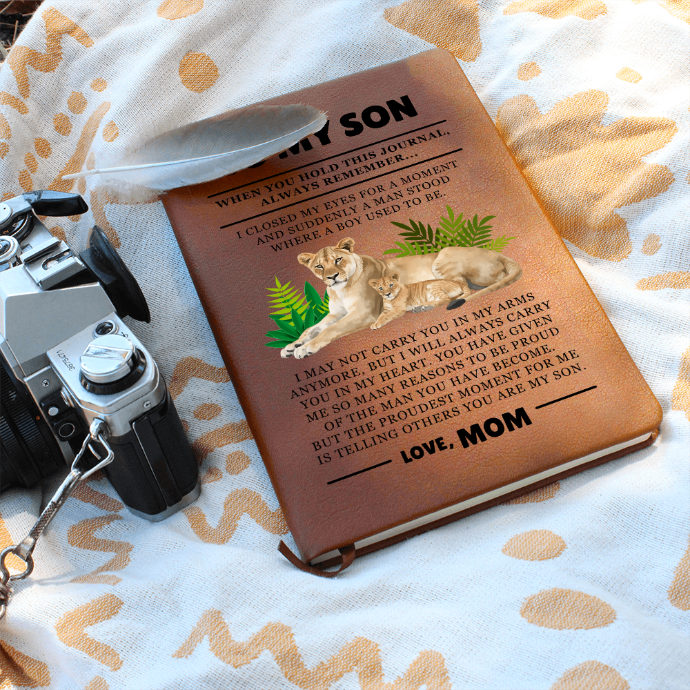 Graphic Journal - To My Son "Always Remember"