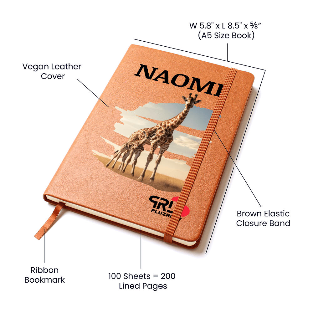 Leather Journal Naomi