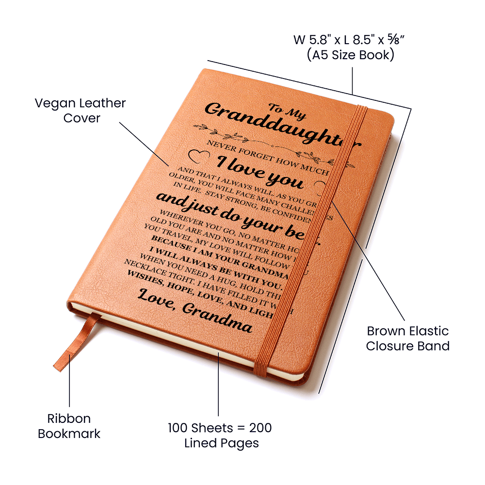 Graphic Journal - To My Granddaughter "I Love You"