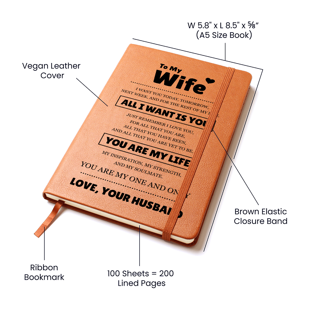 Graphic Journal - To My Wife "You Are My Life"