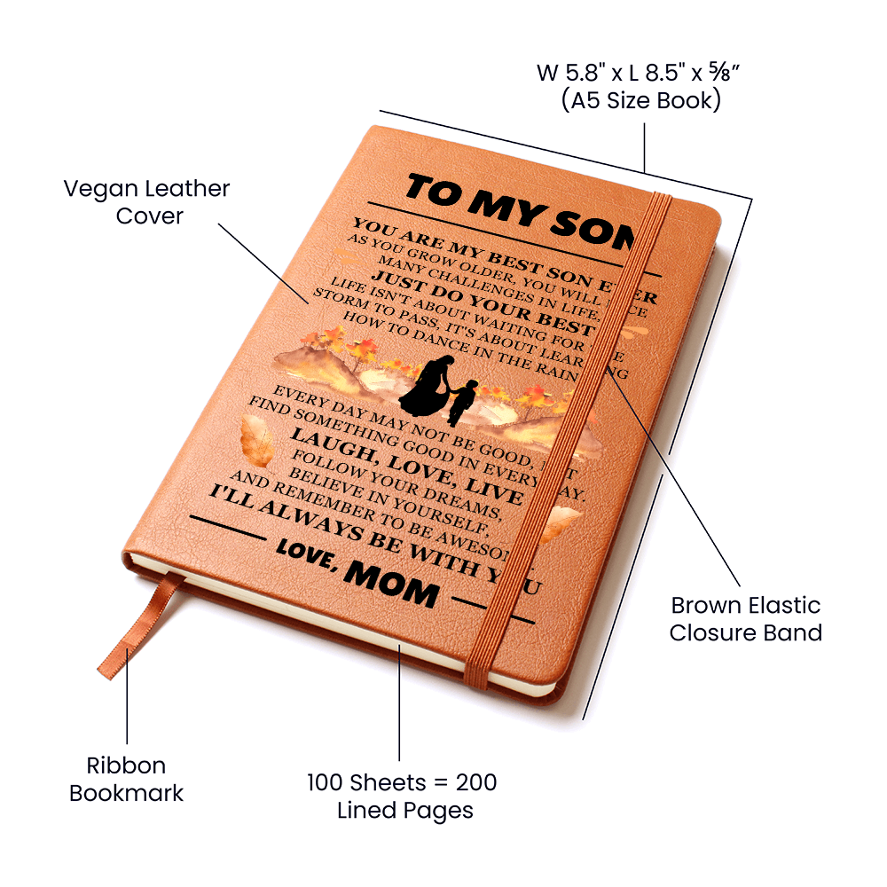 Graphic Journal - To My Son "Just Do Your Best"