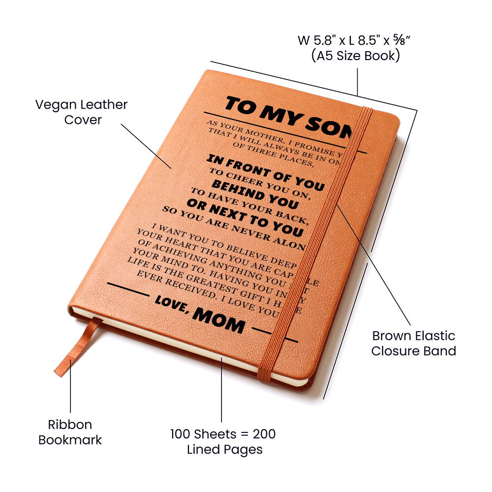 Graphic Journal - To My Son "You Are Never Alone"