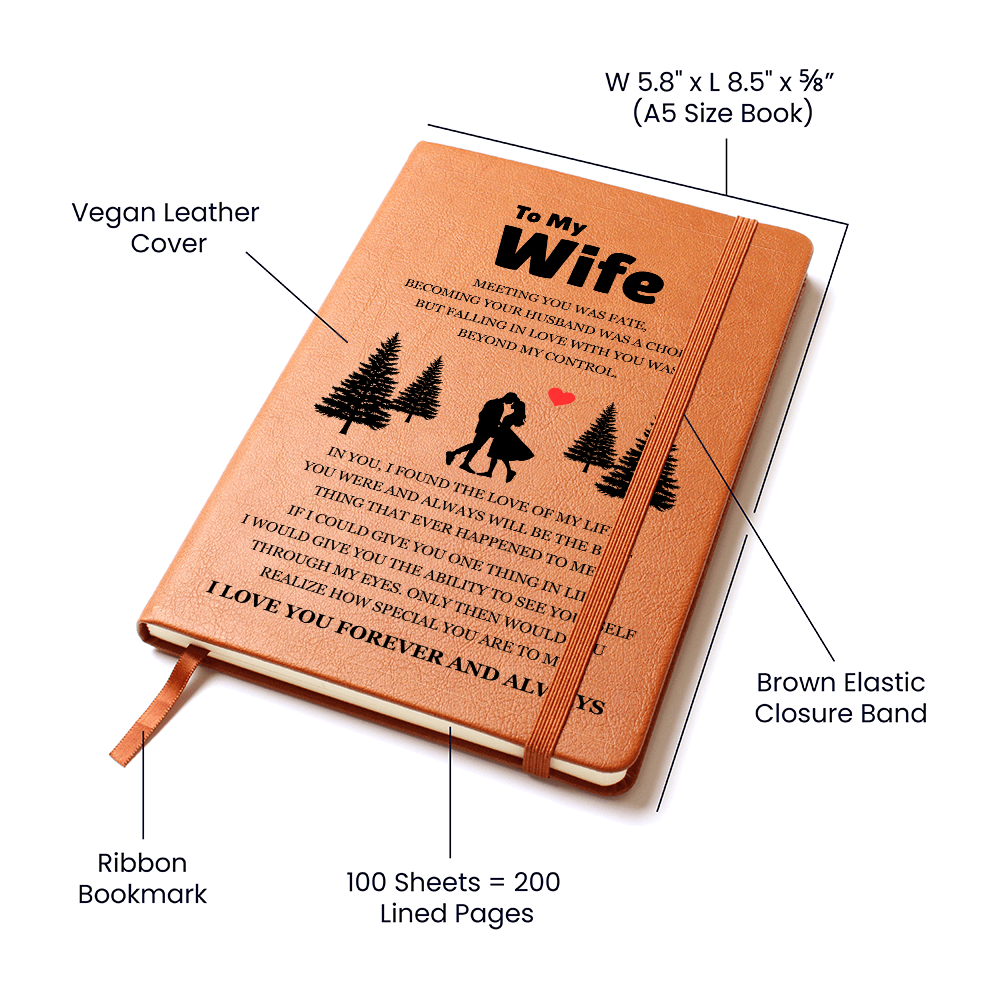 Graphic Journal - To My Wife "Meeting You Was Fate"
