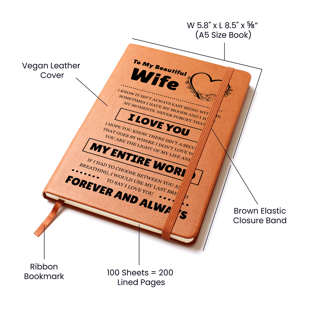 Graphic Journal - To My Beautiful Wife "I Love You"