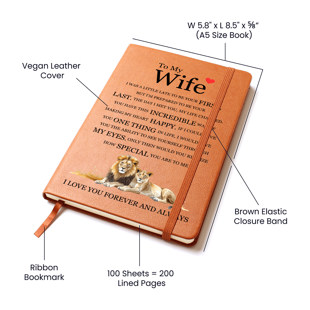 Graphic Journal - To My Wife "My Life Changed"