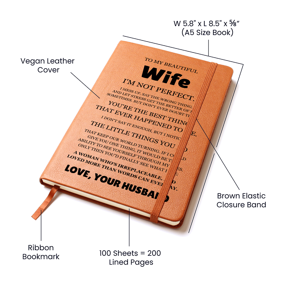 Graphic Journal - To My Wife "You're The Best Thing"