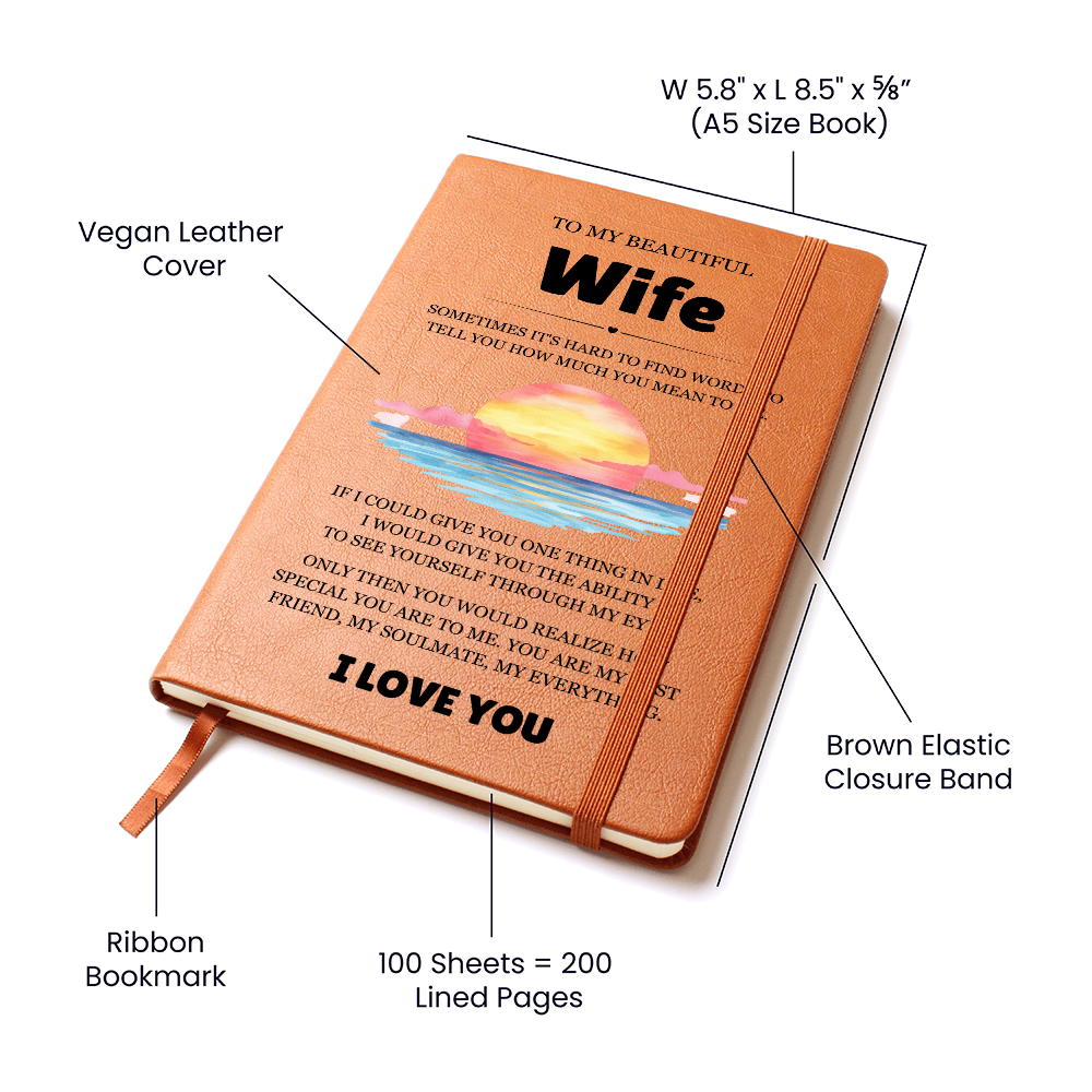 Graphic Journal - To My Beautiful Wife "My Everything"