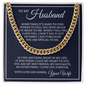 Cuban Link Chain - To My Husband "You Are Special To Me"