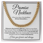 Cuban Link Chain - To My Husband Promise Necklace