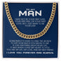 To my Man, Cuban Link Chain