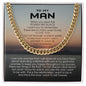 To my Man, Cuban Link Chain