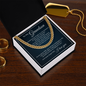 Cuban Link Chain - To My Grandson "I Believe In You"