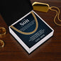 Cuban Link Chain - To My Son "I Love You So Much"