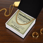 Cuban Link Chain - To My Grandson "You Can Do It"