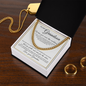 Cuban Link Chain - To My Grandson "You Either Win or Learn"