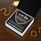 Cuban Link Chain - To My Man "I Found My Missing Piece"