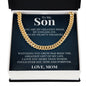 Cuban Link Chain - To My Son "Greatest Gift of My Life"
