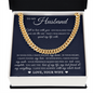 Cuban Link Chain - To My Husband "Love of My Life"