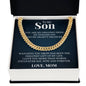 Cuban Link Chain - To My Son "Greatest Gift of My Life"