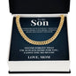 Cuban Link Chain - To My Son "I Love You So Much"