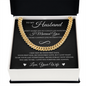 Cuban Link Chain - To My Husband "I Love You Forever and Always"