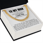 Cuban Link Chain - To My Man "I Love You"