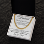Cuban Link Chain - To My Husband "Never Forget That I Love You"