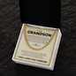 Cuban Link Chain - To My Grandon "Have Kindness In Your Heart"