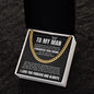 Cuban Link Chain - To My Man "I Found My Missing Piece"