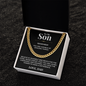 Cuban Link Chain - To My Son "Believe In Yourself"