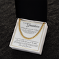 Cuban Link Chain - To My Grandson "You Either Win or Learn"
