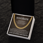 Cuban Link Chain - To My Soulmate "Always Remember That I Love You Forever"