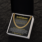 Cuban Link Chain - To My Grandson "We Love You For All That You Are"