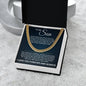 Cuban Link Chain - To My Son "Just Do Your Best"
