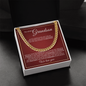 Cuban Link Chain - To My Grandson "Have Kindness In Your Heart"