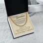 Cuban Link Chain - To My Grandson "Never Forget That I Love You"