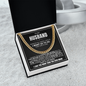Cuban Link Chain - To My Husband "I Want To Last Forever"