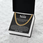 Cuban Link Chain - To My Son "Just Believe in Yourself"