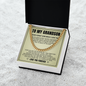 Cuban Link Chain - To My Grandson "Follow Your Dreams"